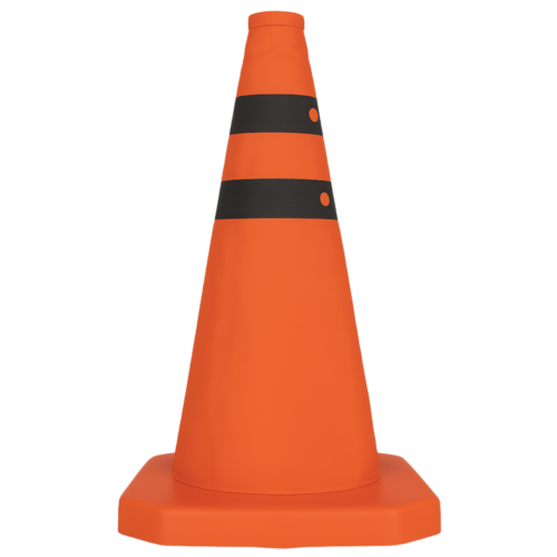 PACHOŁEK DROGOWY SKŁADANY ODBLASKOWY – 45 CM — zdjęcie 2