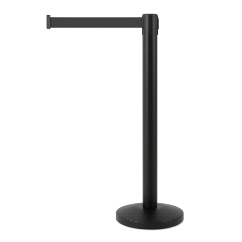 SŁUPEK CZARNY Z TAŚMĄ CZARNĄ – 235 CM