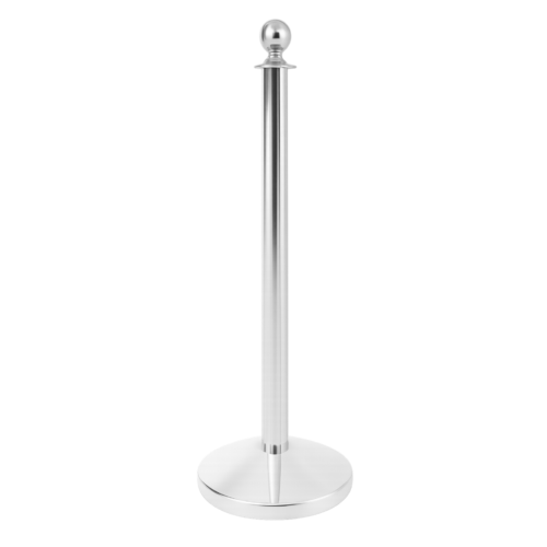 SŁUPEK HOTELOWY ODGRADZAJĄCY SREBRNY – 97 CM