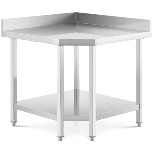 STÓŁ ROBOCZY ZE STALI NIERDZEWNEJ 900×900 – NAROŻNY — zdjęcie 6