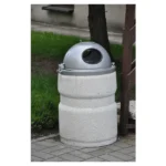 KOSZ BETONOWY Z DASZKIEM 40L