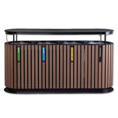 KOSZ DO SEGREGACJI – 4 KOMORY 4 x 60L — zdjęcie 7