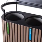 KOSZ DO SEGREGACJI – 4 KOMORY 4 x 60L — zdjęcie 3