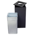 KOSZ DO SEGREGACJI MODUŁOWY 1 x 50L – CZARNY — zdjęcie 2