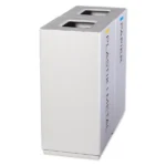 KOSZ DO SEGREGACJI MODUŁOWY 2 x 60L – BIAŁY