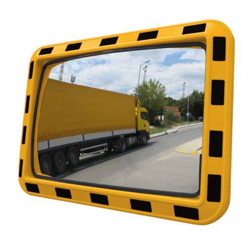 LUSTRO DROGOWE AKRYLOWE U18-B 600 x 400 – ŻÓŁTO-CZARNE