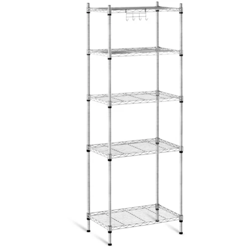 REGAŁ METALOWY DRUCIANY 550×350 – SZARY — zdjęcie 4