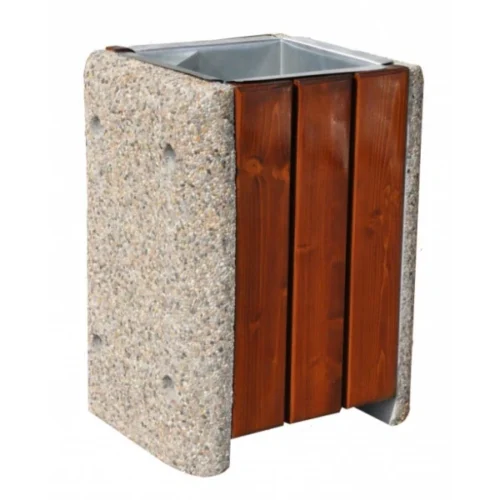 KOSZ BETONOWO – DREWNIANY 60L
