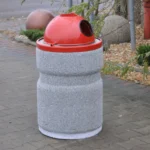 KOSZ BETONOWY Z DASZKIEM 70L — zdjęcie 3