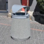 KOSZ BETONOWY Z DASZKIEM 70L – 1100 — zdjęcie 2