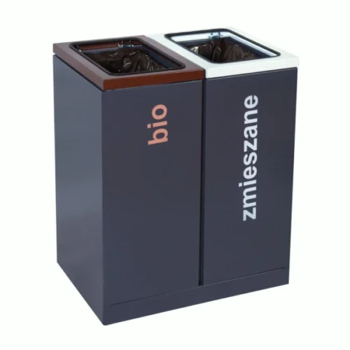 KOSZ DO SEGREGACJI 2 x 60L – MODUŁOWY — zdjęcie 7