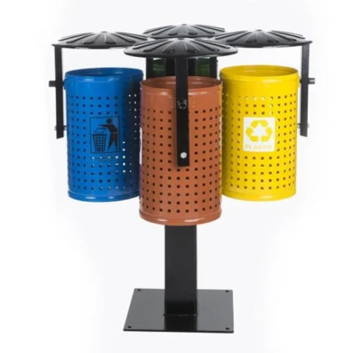 KOSZE ZEWNĘTRZNE DO SEGREGACJI 4 x 35L — zdjęcie 5