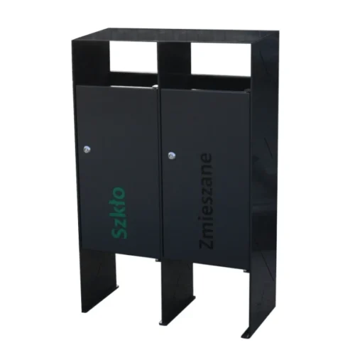 KOSZ ZEWNĘTRZNY DO SEGREGACJI 2 x 40L