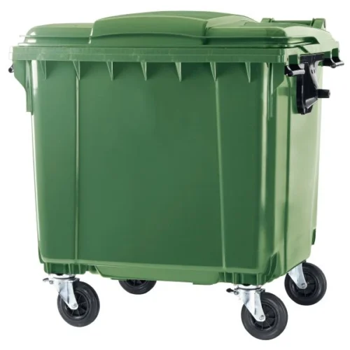 POJEMNIK NA ODPADY 1100L – ZIELONY — zdjęcie 5