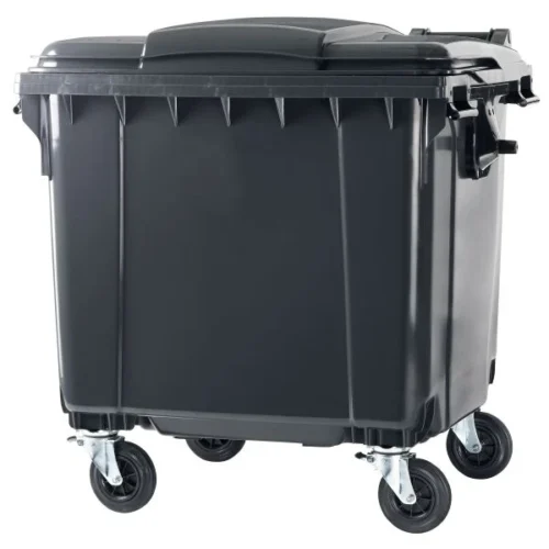 POJEMNIK NA ODPADY 1100L – CZARNY — zdjęcie 5