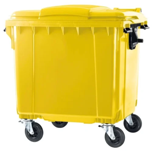 POJEMNIK NA ODPADY 1100L – ŻÓŁTY — zdjęcie 5