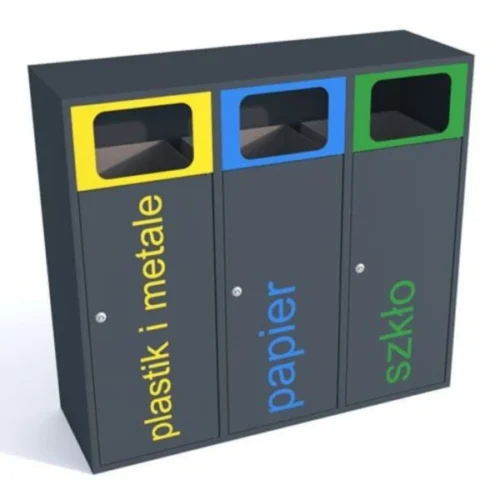POJEMNIK DO SEGREGACJI ODPADÓW 3 x 80L