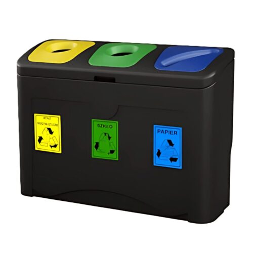 POJEMNIK DO SEGREGACJI ODPADÓW 3 x 50L — zdjęcie 3