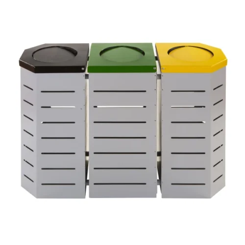 ZESTAW POJEMNIKÓW DO SEGREGACJI 3 x 80L — zdjęcie 3
