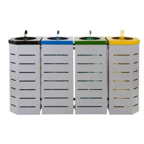 ZESTAW POJEMNIKÓW DO SEGREGACJI 4 x 80L