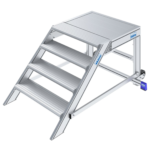 SCHODKI JEZDNE Z POMOSTEM 600 MM- STABILO — zdjęcie 3