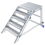 SCHODKI JEZDNE Z POMOSTEM 600 MM- STABILO — zdjęcie 2