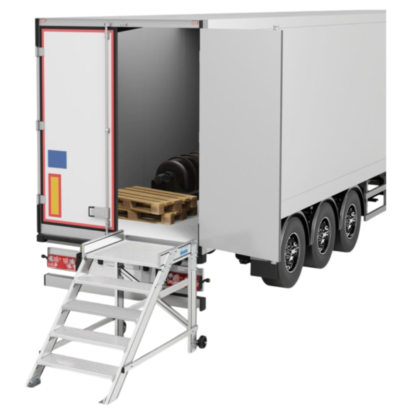 SCHODKI JEZDNE Z POMOSTEM 600 MM- STABILO