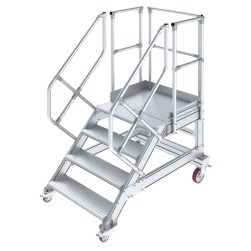 SCHODY JEZDNE Z PODESTEM 1000 MM, 45°- STABILO