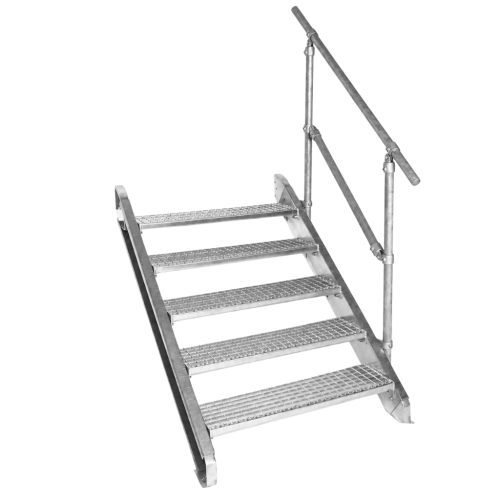 SCHODY MODUŁOWE OCYNKOWANE - 5 STOPNI