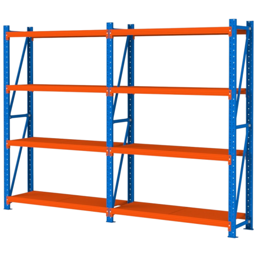 REGAŁ METALOWY MAGAZYNOWY 8-PÓŁKOWY 200x392,5x60/50