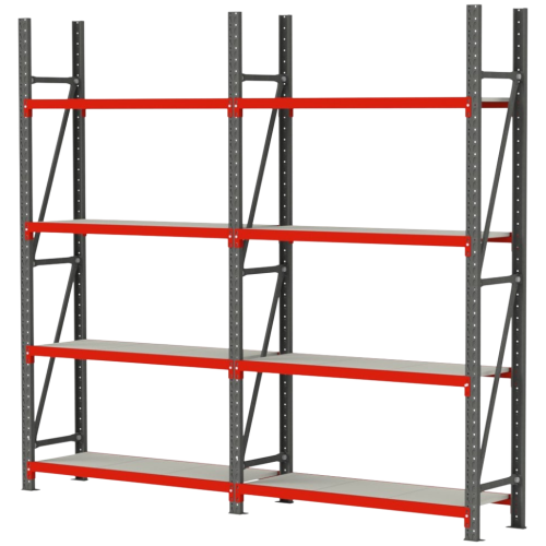 REGAŁ MAGAZYNOWY 8-PÓŁKOWY 200x325,5-525,5x50