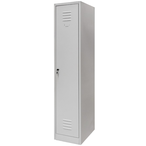 SZAFKA BHP UBRANIOWA PRACOWNICZA 1-DRZWIOWA SZARA 1800x500x360